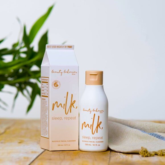 Beauty Bakerie Milk, Sleep, Repeat Glycolic Facial Cleanser Skin Care, NIB - Picture 2 of 11